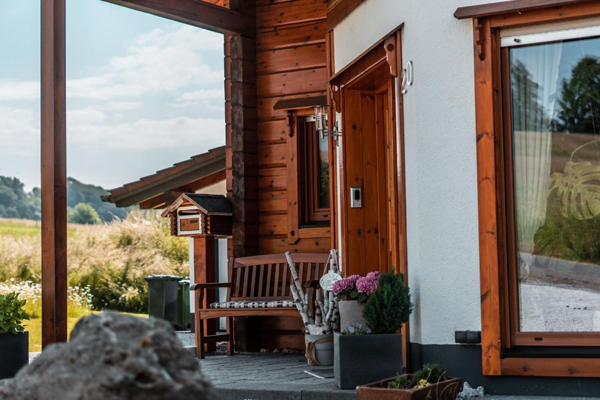 Steewer Landhaus Gemuetliche Ferienwohnung Bis 6 Pers In Ruhiger Ortsrandlage Stebach 外观 照片